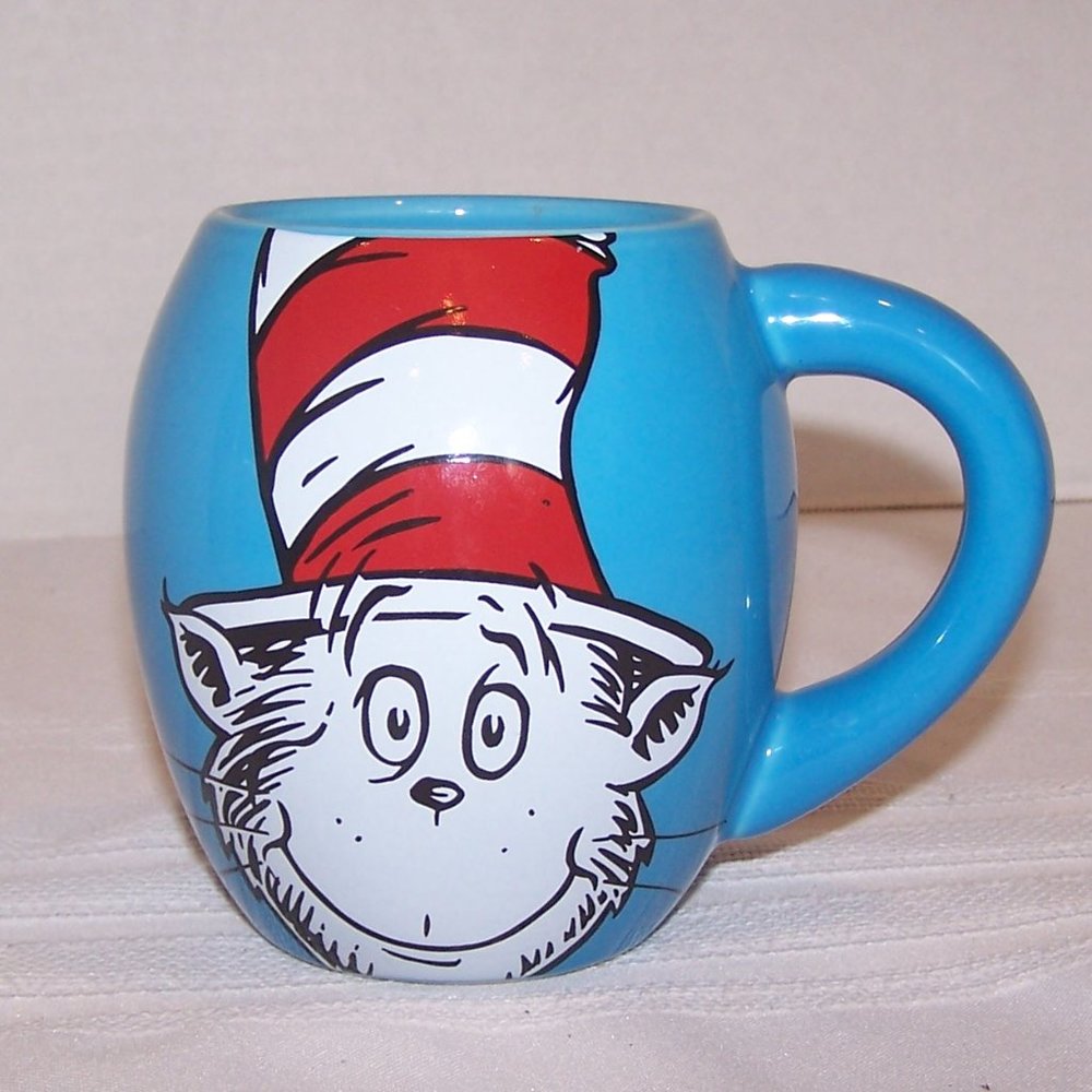 DR.SEUSS " CAT IN THE HAT " OVAL COFFEE CUP S3648